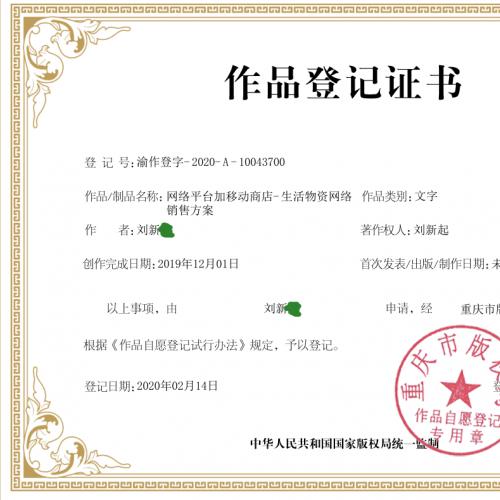 网络平台加移动商店-生活物资网络销售方案