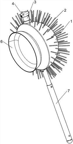一种便捷可伸缩式洁厕刷